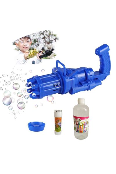 Mia Pilli Baloncuk Oyuncak Köpük Makinesi Tabancası Bubble Machine - 50 ml 500 ml Baloncuk Likiti