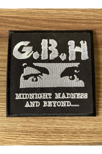 StüdyoÜmitTişört GBH،G.B.H. رقعة بانك روك، منديل، رقعة تزوير وجينز