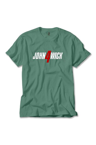Z zepplin Μπλουζάκι John Wick 4 με πράσινο λογότυπο