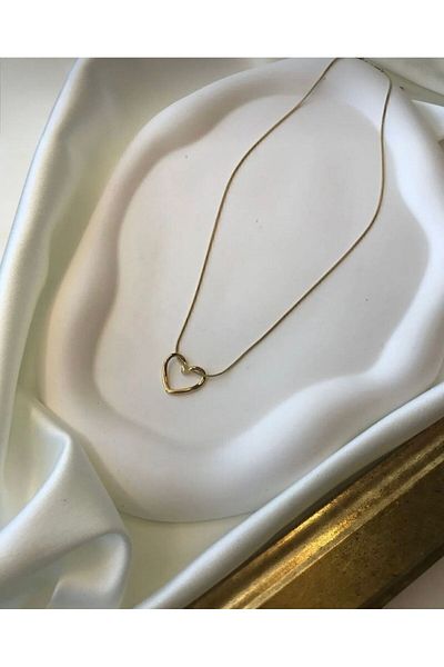 Mcgsteel Heart Steel Necklace