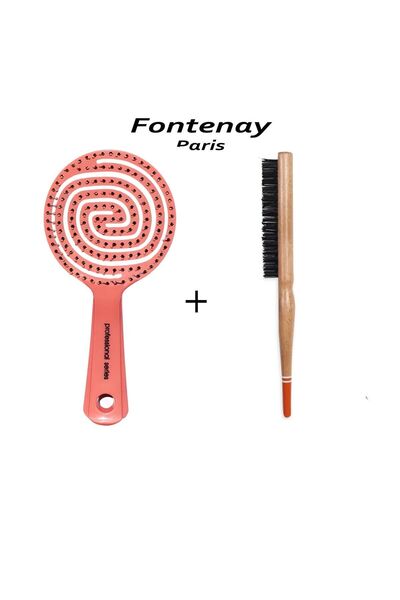 Fontenay Επαγγελματική βούρτσα μαλλιών 3033 + Σετ βούρτσας μαλλιών με χτένα α...