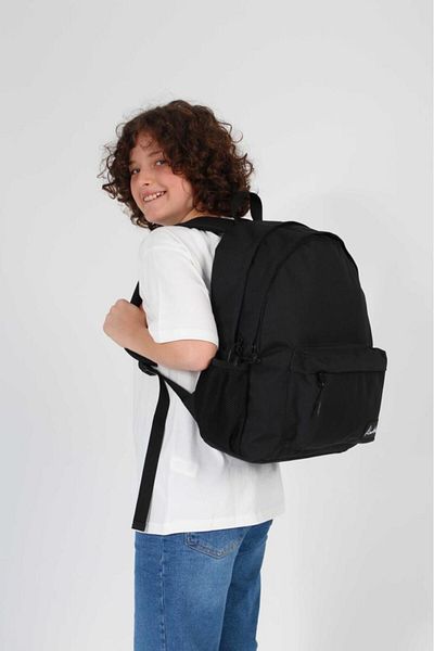 KAUKKO Rucsac negru casual pentru școală - K1614