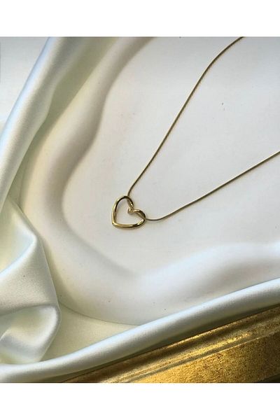 Mcgsteel Heart Steel Necklace