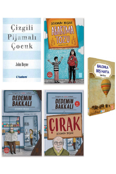 Tudem Yayınları Çizgili Pijamalı Çocuk - Abartma Tozu - Dedemin Bakkalı - Ded...