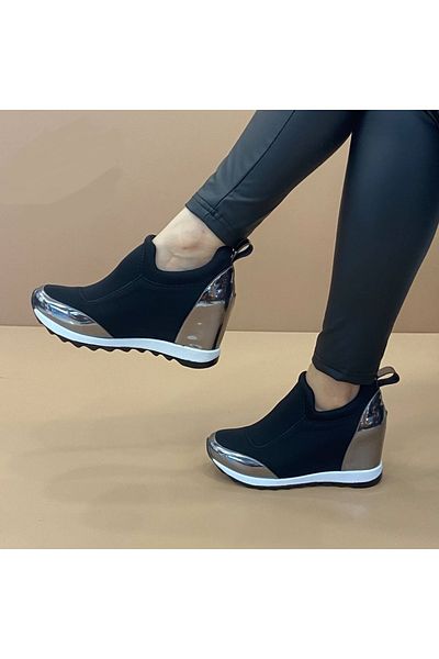 Elvis Women's Wedge Heeled Stretch Shoes