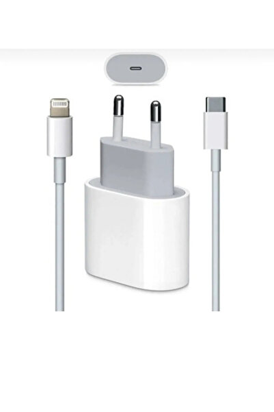 Carlburn iPhone Tüm Serilere Uyumlu 20w Hızlı Şarj Seti Adaptör Type C Kablosu 7 8 X 11 12 13 14 15 Plus Pro
