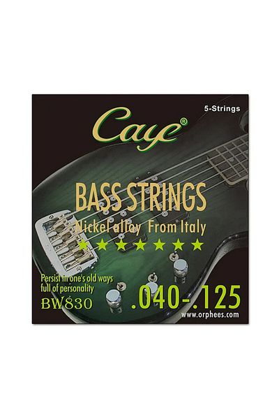 Caye Bass Guitar String Set of 5 - Bw830-5