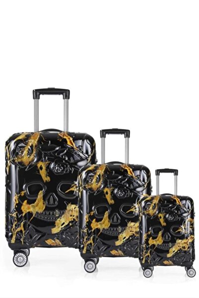 Alinka CCS Kırılmaz Valiz Set - CCS 5217 Polikarbon Kırılmaz Bavul Set