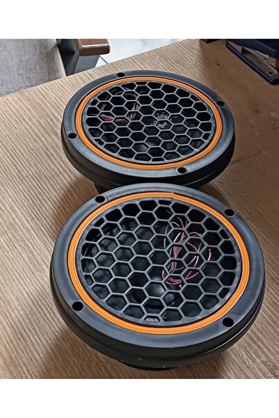 POZART AUDİO SYSTEMS 16cm Turuncu Neon Işıklı Hoparlör ve Midrange Kapağı 1takım (2adet) Vidalanabilir