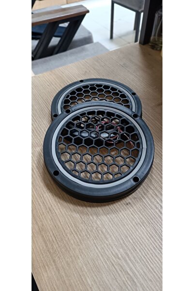 POZART AUDİO SYSTEMS 16cm Beyaz Neon Işıklı Hoparlör ve Midrange Kapağı 1takım (2adet) Vidalanabilir