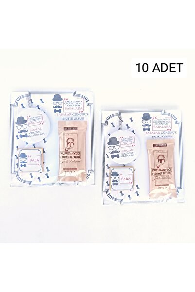 ORGANİZASYON HEDİYEM 10 قطع هدية عيد الأب بطاقة كبيرة الحجم فتاحة سلسلة مفاتي...