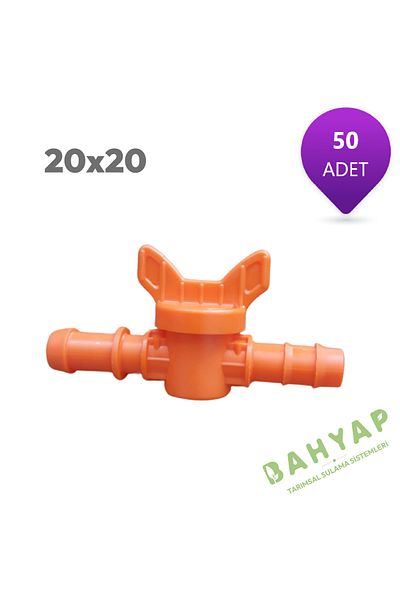 Bahyap Drip Irrigation Frog Gasket Outlet Mini Valve 20x20 - 50 Pieces