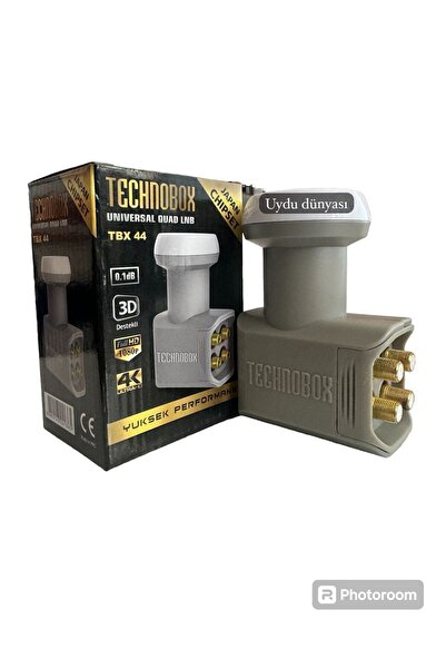 Technobox 4 LÜ LNB ÇANAK UYDU  ANTEN TECHNOBOX