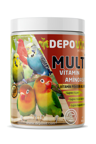 DEPOVİT MULTİVİTAMİN AMİNOASİT EGZOTİK KUŞLARA ÖZEL ( PAPAĞAN, KANARYA, MUHAB...