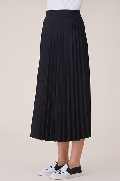 SORALLİNE Women's Plus Size Plisoley Skirt 788 Crepe