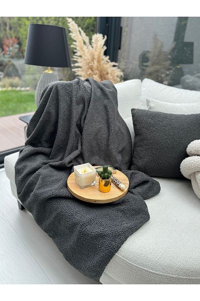 sevaradekor Şal Canapea Teddy Husă Canapea Teddy Husă Capăt Patul 150 X 100cm