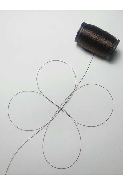 Eskişehir hobi sanat 60 de metri de frânghie de culoare cafea - 0,2 mm cel ma...