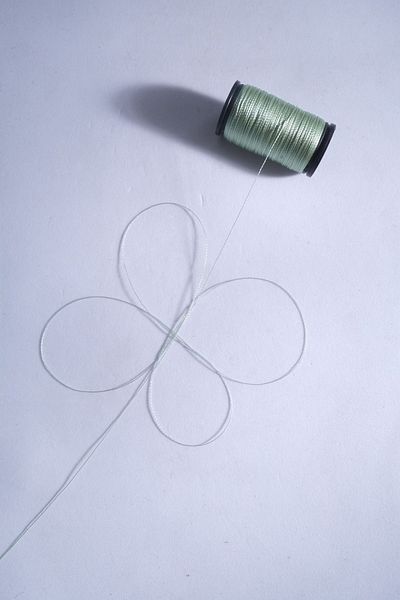 Eskişehir hobi sanat Çağla Yeşil 0,2 mm 60 μέτρα Το λεπτότερο κορδόνι Tasbih
