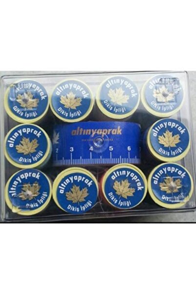 efmues Κλωστές ραπτικής Σετ έγχρωμων κλωστών ραπτικής 10 τεμαχίων με μεζούρες