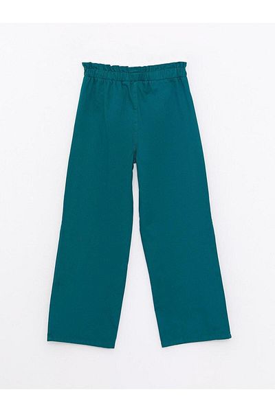 LC Waikiki LCW Kids Elastic Waist Basic Wide Leg Gabardine Girl's Trousers