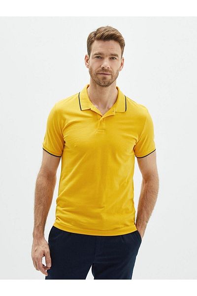 LC Waikiki LCWAIKIKI - Ανδρικό μπλουζάκι με λαιμόκοψη Basic Polo