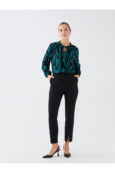 LC Waikiki Pantaloni de damă LCWAIKIKI Classic Standard Fit cu detaliu de buzunar