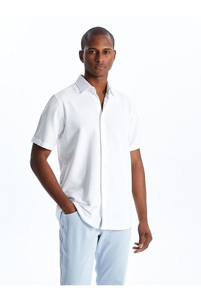 LC Waikiki Ανδρικό κοντομάνικο πουκάμισο LCWAIKIKI Classic Regular Fit