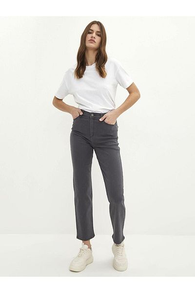 LC Waikiki Basic Skinny Fit Flat Pocket Λεπτομερές γυναικείο τζιν παντελόνι