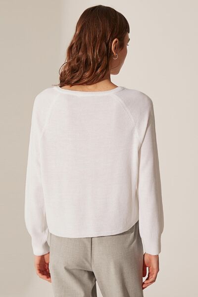 LC Waikiki Kadın Ekru Kazak 0W7361Z8