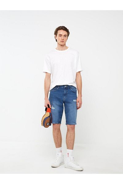 LC Waikiki LCW Jeans Standard Fit Men's Jean Shorts