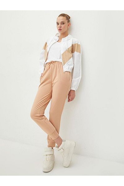 LC Waikiki LCW Casual Elastic Waist Straight Pocket Detailed Women's Jogger Sweatpants