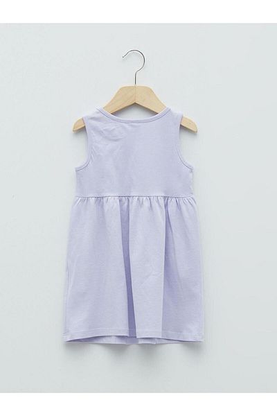 LC Waikiki LCW baby Crew Neck Printed Baby Girl Dress