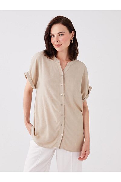 LC Waikiki Bluză LCW Grace Leak-neck cu mânecă scurtă pentru femei