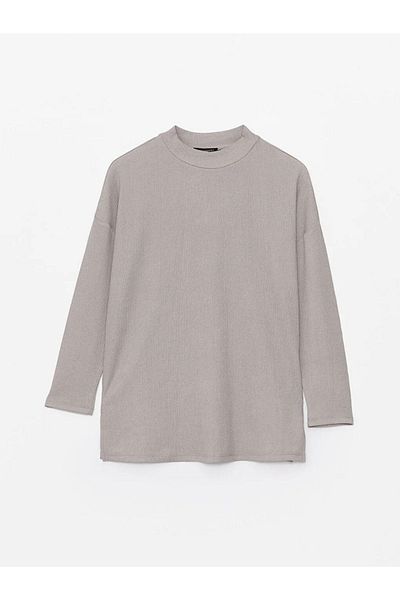 LC Waikiki LCW Modest - Дамска туника с яка стойка и дълъг ръкав