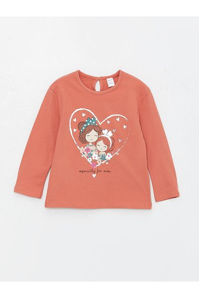 LC Waikiki Crew Neck Long Sleeve Baby Girl T-Shirt, Pack of 2
