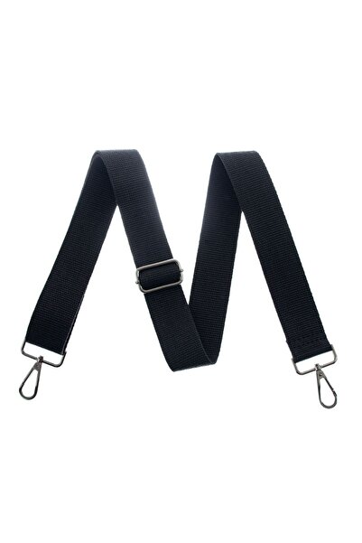 Miaju 125 Cm Black Computer Bag with Metal Accessories - Shoulder Strap, Blac...