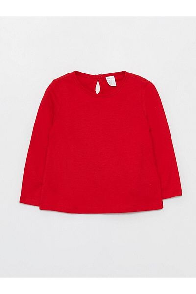 LC Waikiki LCW baby Crew Neck Basic Baby Girl T-Shirt