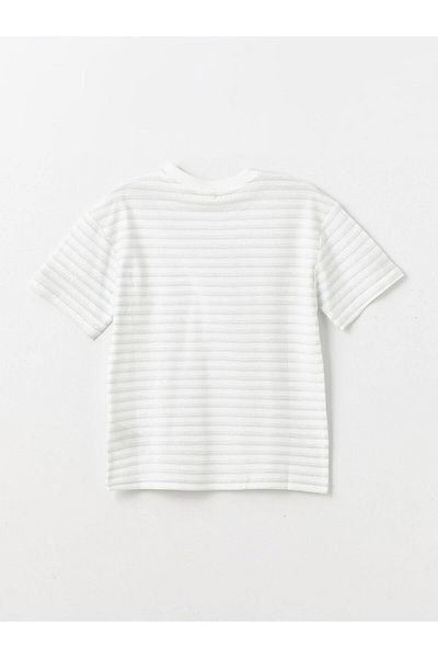 LC Waikiki Tricou pentru băiat - LCW Kids, Potrivire confortabilă, Decolteu