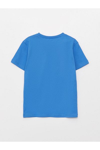 LC Waikiki Printed Short Sleeve Crew Neck T-Shirt for Baby Boy