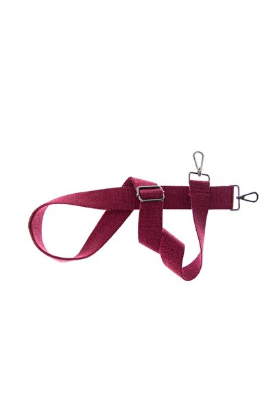 Miaju 185cm Long Shoulder and Bag Strap with Claret Red Black Metal Accessori...