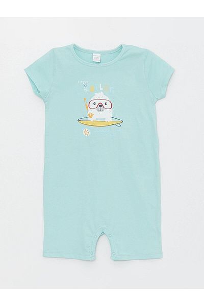 LC Waikiki LCW Baby Crew Neck Jumpsuit for Baby Boy - Pack of 2