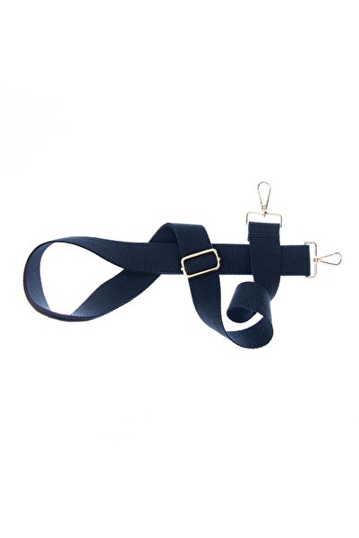 Miaju 125 Cm Dark Blue Long Strap - Gold Metal Accessory, Shoulder Strap, Sui...