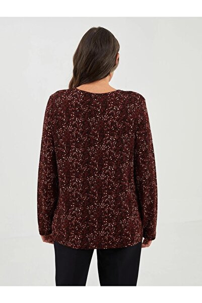 LC Waikiki Γυναικείο μακρυμάνικο μπλουζάκι Grace Crew λαιμόκοψη