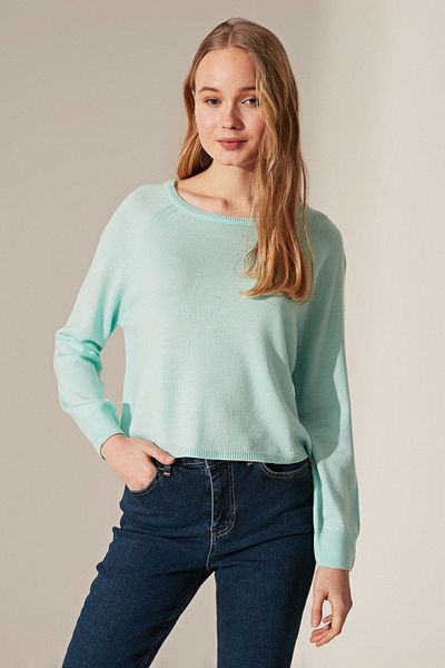 LC Waikiki Pulover de damă verde deschis 0W7361Z8