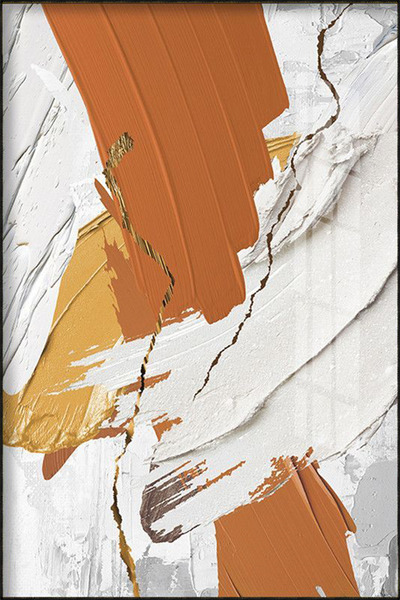Rugs Modern Halı Covor decorativ cu model pictat cu pensula, lavabil miravip9296