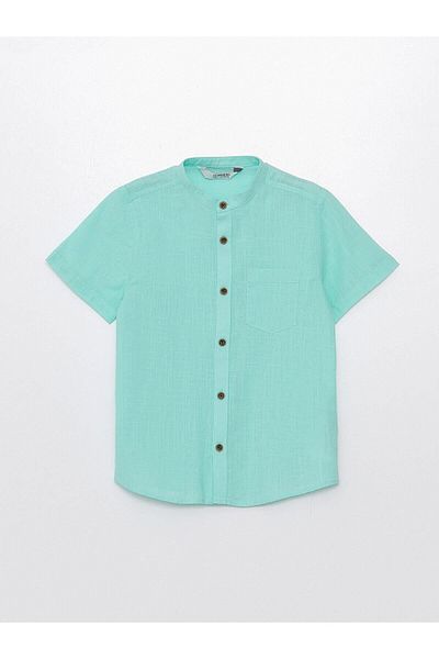 LC Waikiki LCW Kids Judge Collar Short Sleeve Boy's Shirt