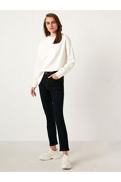LC Waikiki Γυναικείο τζιν παντελόνι Lcwaıkı Basic ψηλόμεσο Skinny Fit