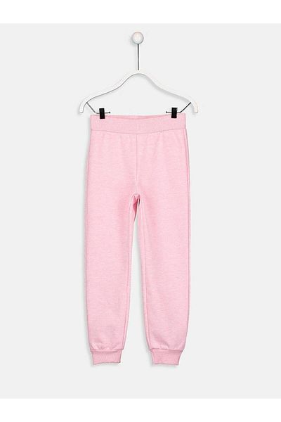 LC Waikiki Pantaloni de sport jogger pentru fete LCW Kids, cu talie elastică