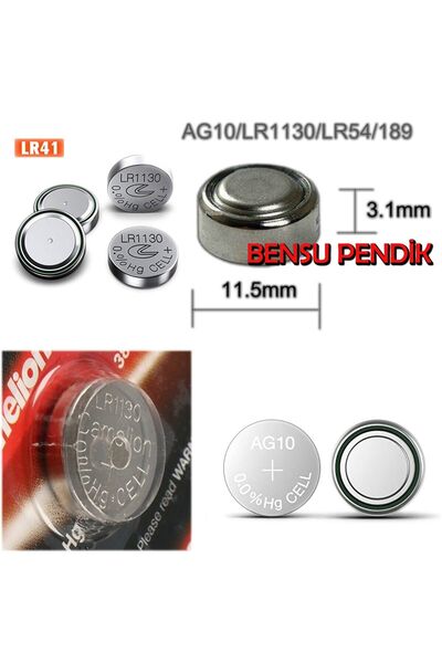 Powermaster 10 Adet Taze Ag10 Pil Lr54 Pil Lr1130 Pil Lr1131 Pil L1131h Pil 189 Pil 389 Pil 390 Swatch Pili