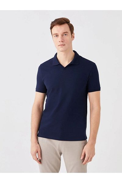 LC Waikiki Ανδρικό μπλουζάκι Basic Polo με κοντό μανίκι Pique